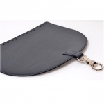 Oval Top Bag Cover with Metal Peg Lock, Elegand, 28cm. (ΒΑ000086) Color Μπλε / Blue